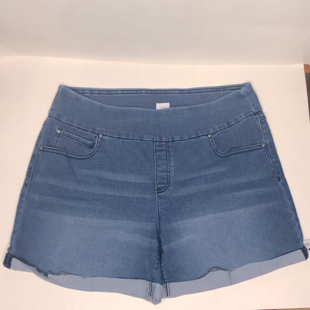 Time + Tru Blue Jean Shorts L(12-14)
